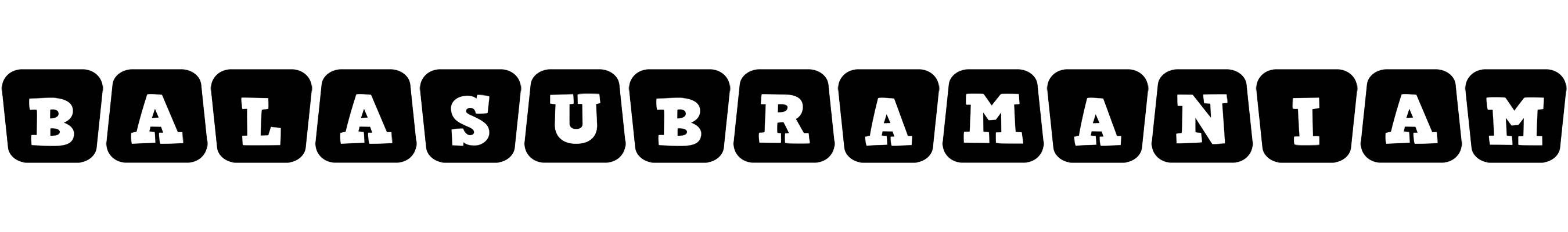 Balasubramaniam racing logo