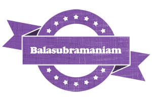 Balasubramaniam royal logo