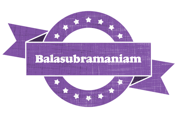 Balasubramaniam royal logo