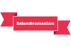 Balasubramaniam sale logo