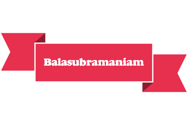Balasubramaniam sale logo
