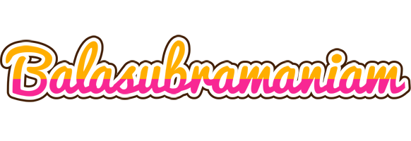 Balasubramaniam smoothie logo