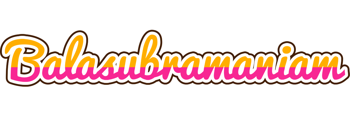 Balasubramaniam smoothie logo