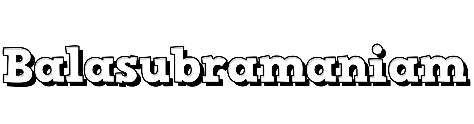 Balasubramaniam snowing logo