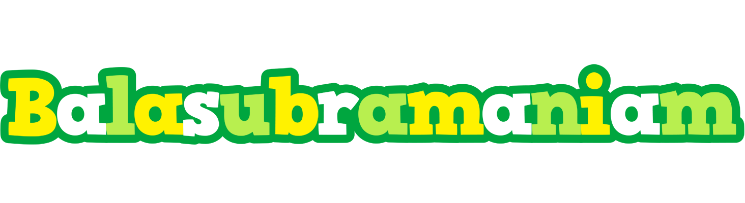 Balasubramaniam soccer logo