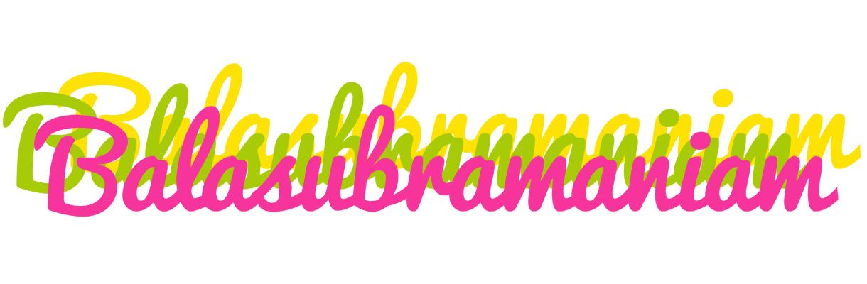 Balasubramaniam sweets logo