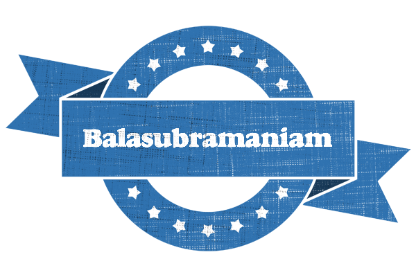Balasubramaniam trust logo