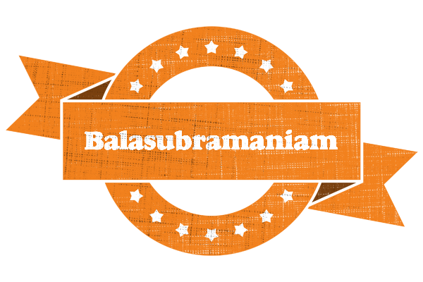 Balasubramaniam victory logo