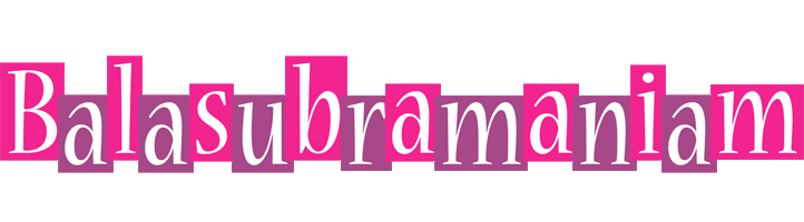 Balasubramaniam whine logo