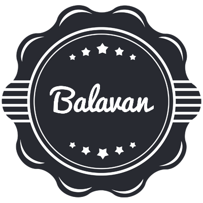 Balavan badge logo
