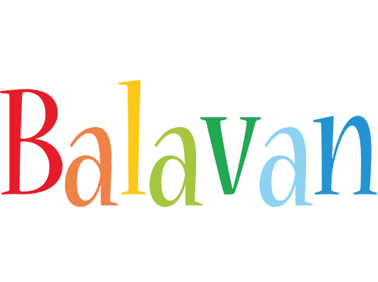 Balavan birthday logo