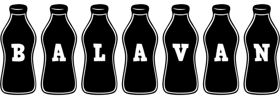 Balavan bottle logo
