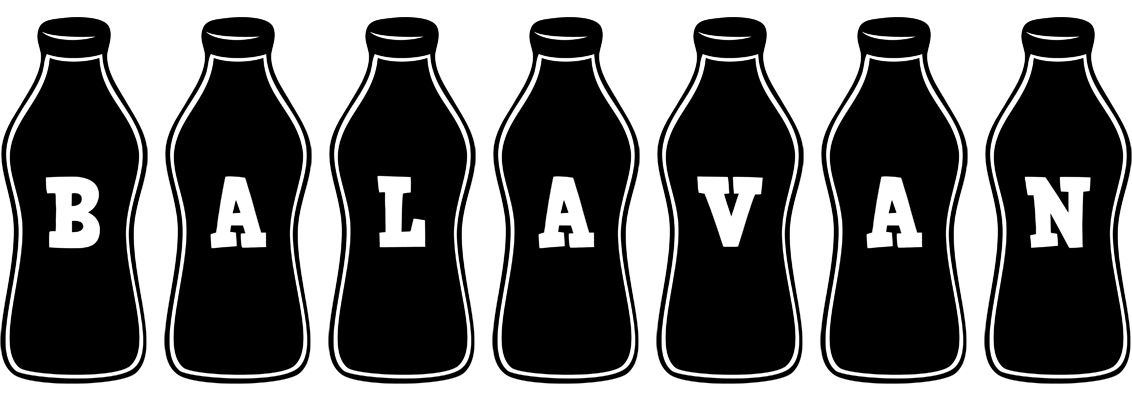 Balavan bottle logo