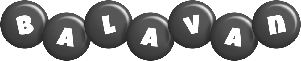 Balavan candy-black logo