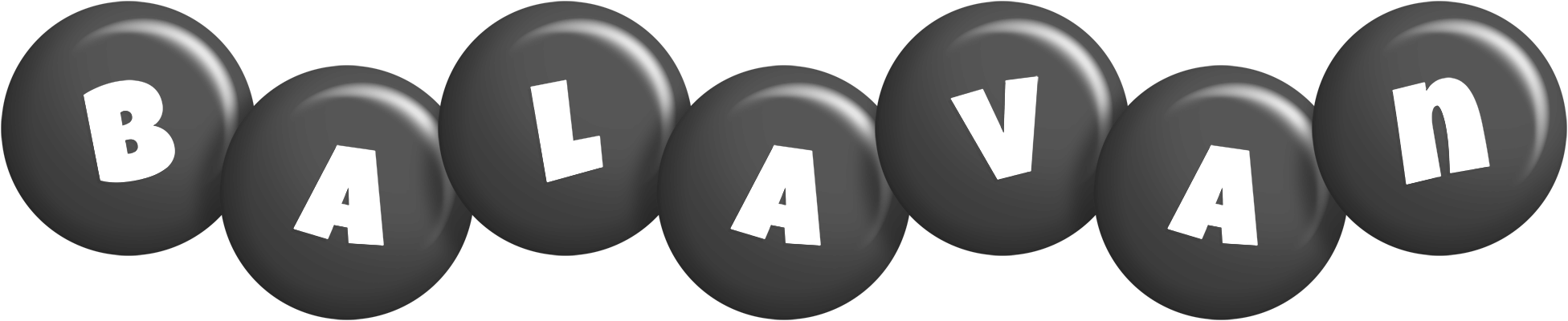 Balavan candy-black logo
