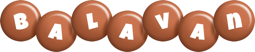 Balavan candy-brown logo