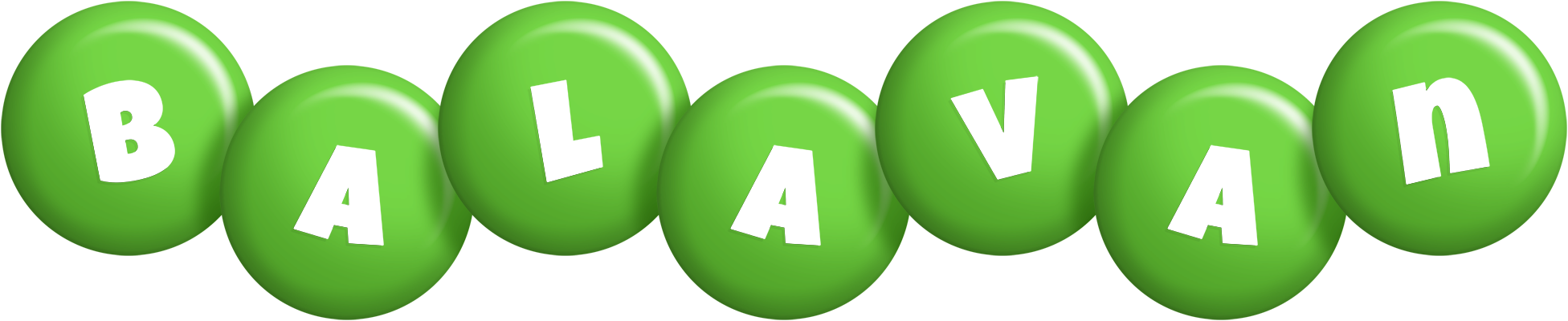 Balavan candy-green logo