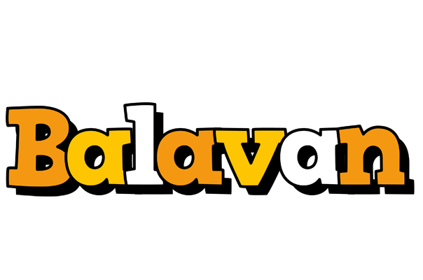 Balavan cartoon logo