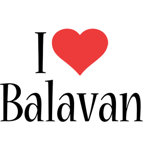 Balavan i-love logo