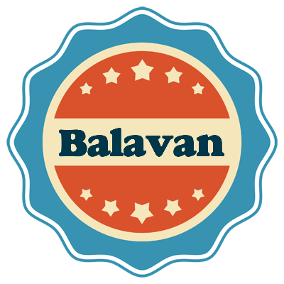 Balavan labels logo
