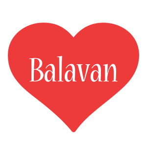 Balavan love logo
