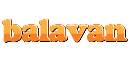 Balavan orange logo