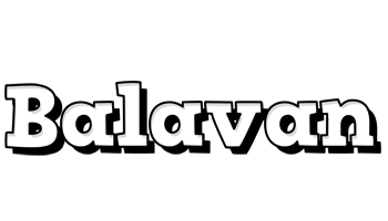 Balavan snowing logo