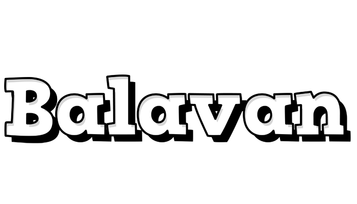 Balavan snowing logo