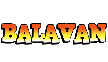 Balavan sunset logo