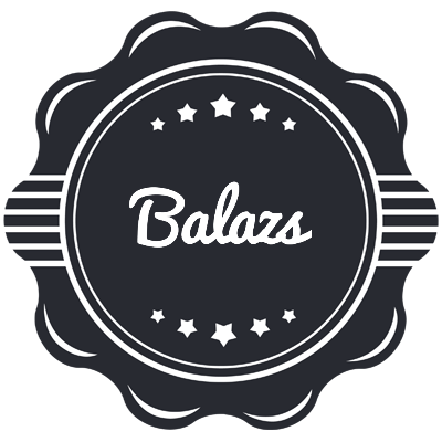 Balazs badge logo