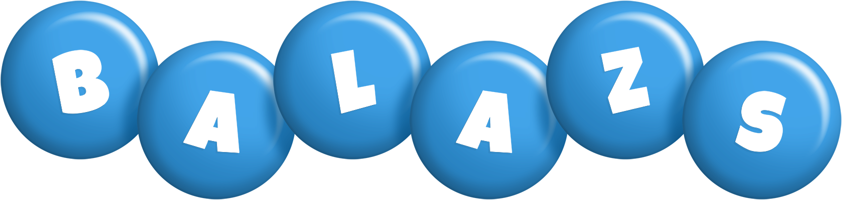 Balazs candy-blue logo