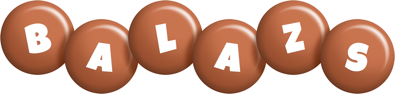 Balazs candy-brown logo