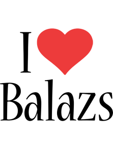 Balazs i-love logo