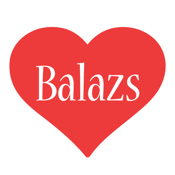 Balazs love logo