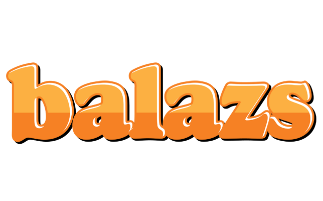 Balazs orange logo