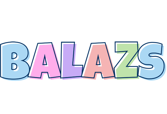 Balazs pastel logo