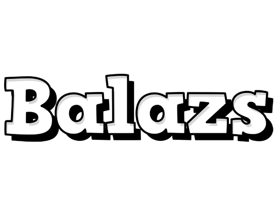 Balazs snowing logo