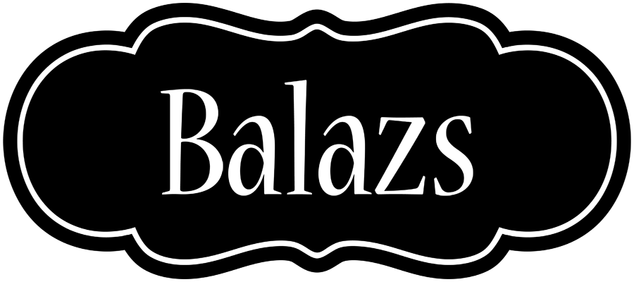 Balazs welcome logo