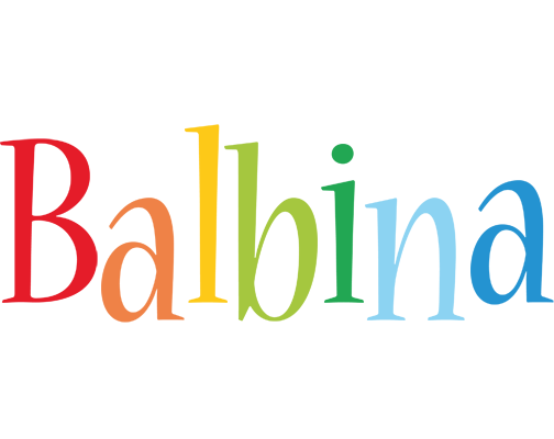 Balbina birthday logo