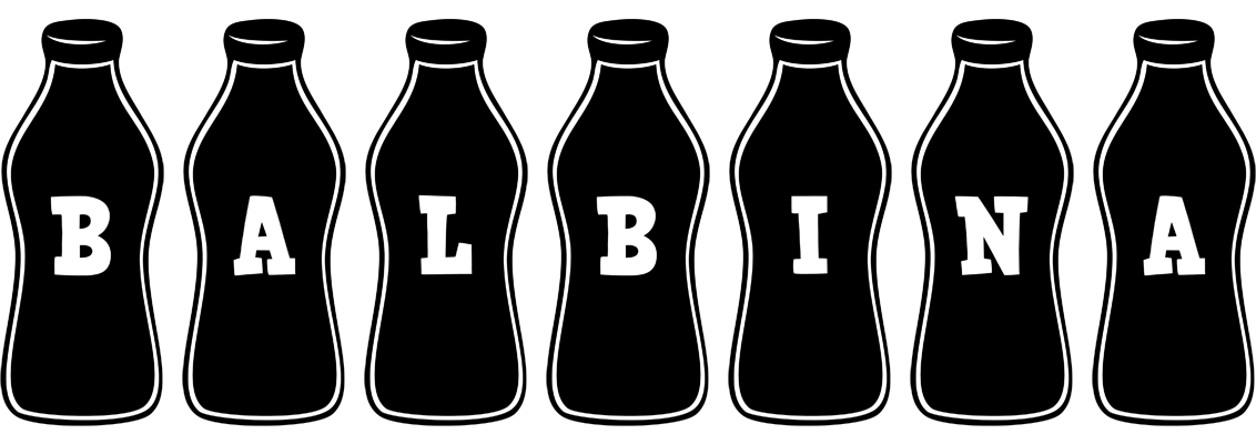 Balbina bottle logo
