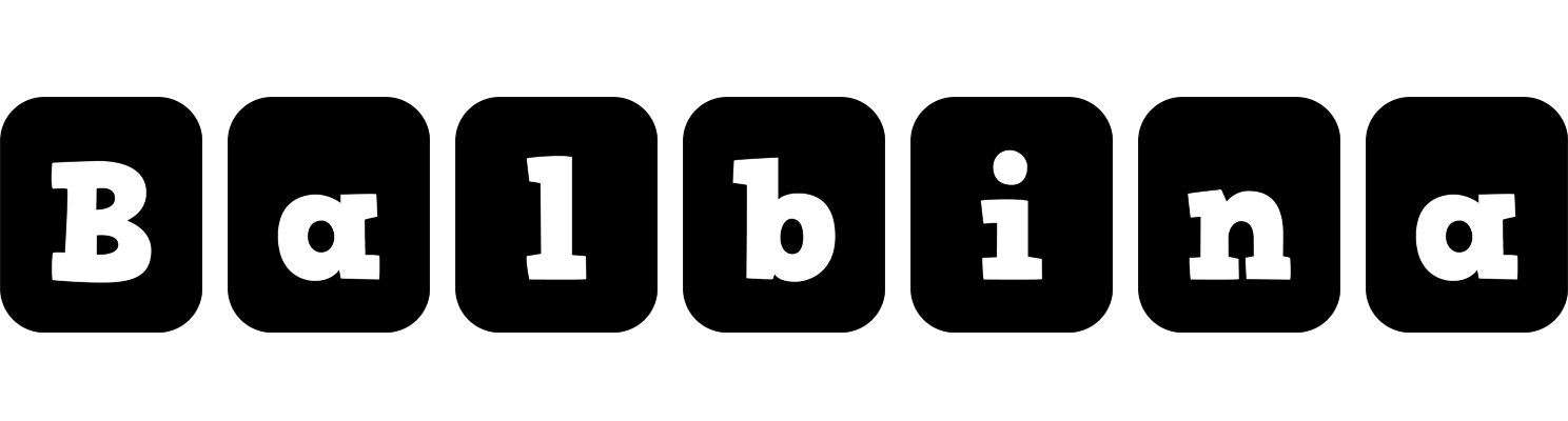 Balbina box logo