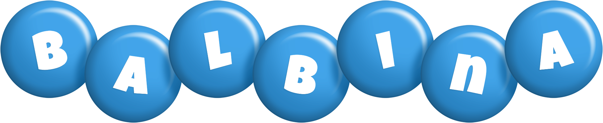 Balbina candy-blue logo