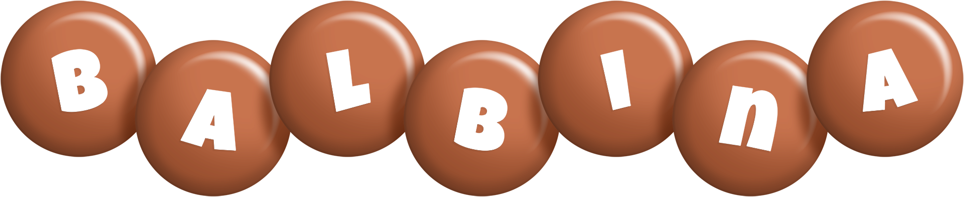 Balbina candy-brown logo
