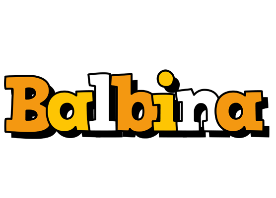 Balbina cartoon logo