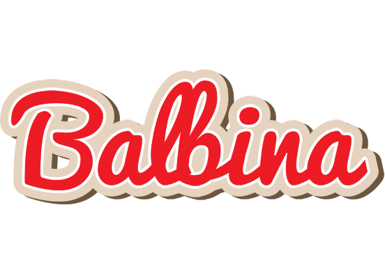 Balbina chocolate logo