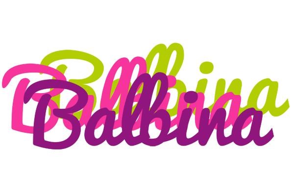 Balbina flowers logo