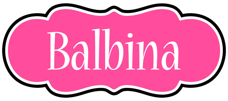Balbina invitation logo