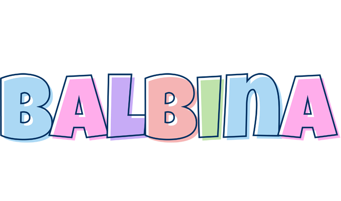 Balbina pastel logo