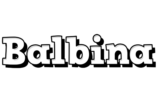 Balbina snowing logo