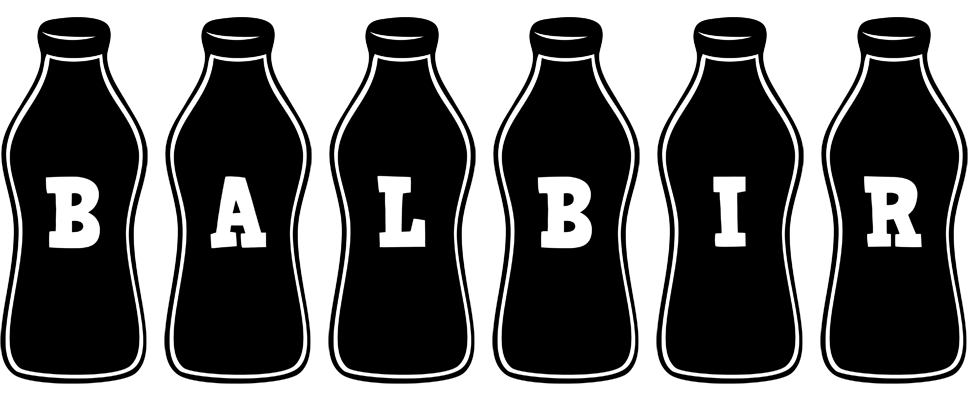 Balbir bottle logo